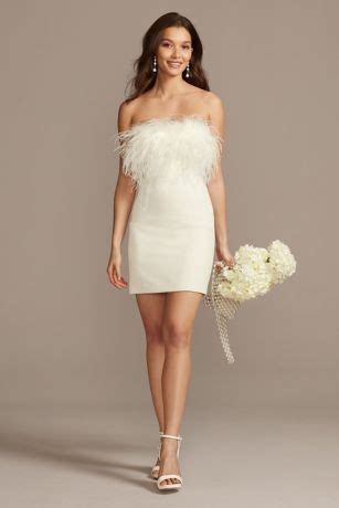 prada feathers dress|White Jersey dress with feather trim .